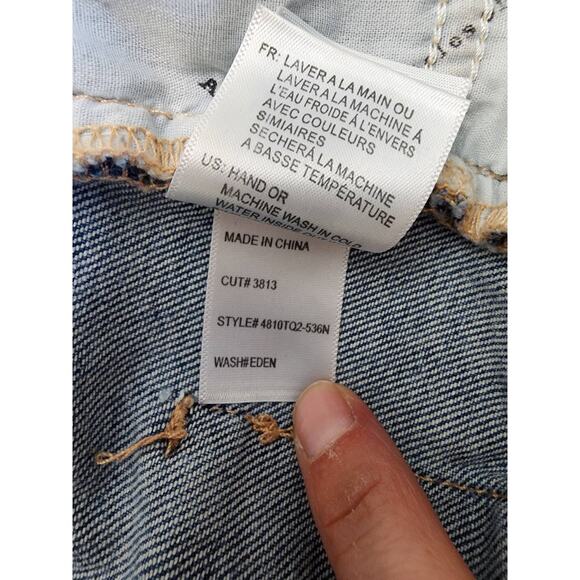 Articles of Society High-Rise Straight Leg Crop Jeans Women’s Size 31 - Picture 12 of 13